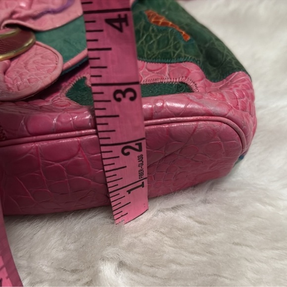 Sharif Multicolor Patchwork Leather Crossbody Bag - Picture 2 of 16